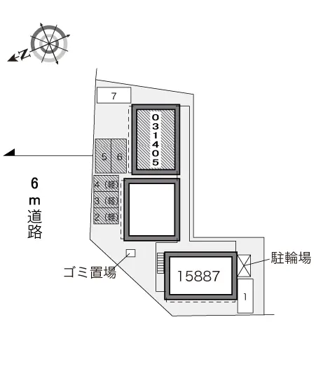 ★手数料０円★姫路市野里　月極駐車場（LP）